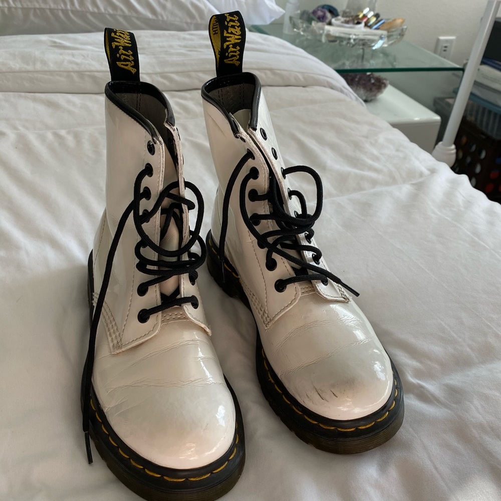 White Dr. Martens